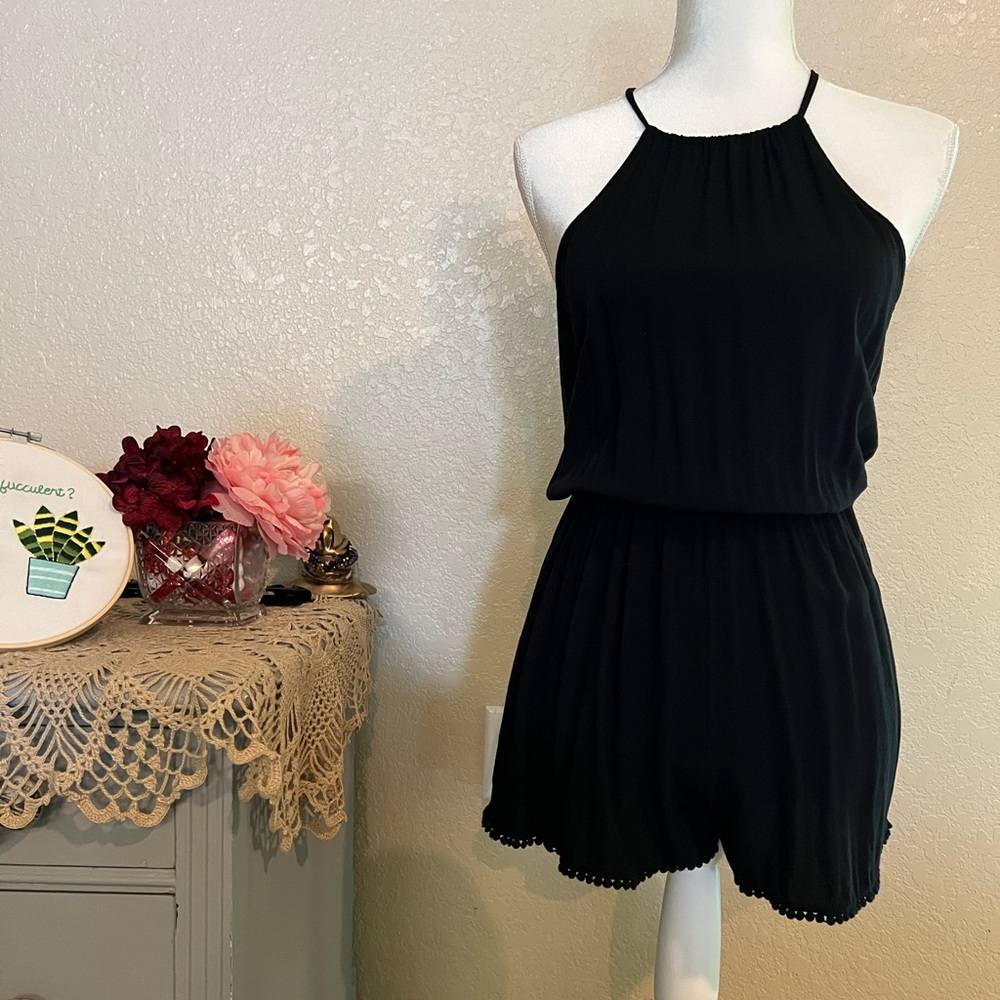 Black Hollister Romper